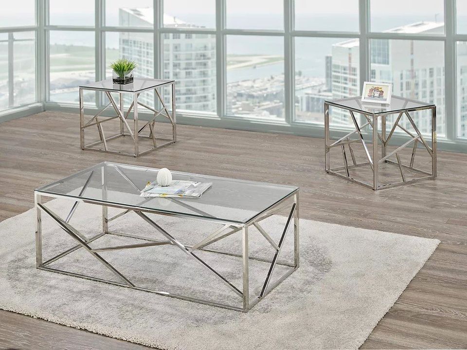 Dallas Coffee Table and 2 Side Tables